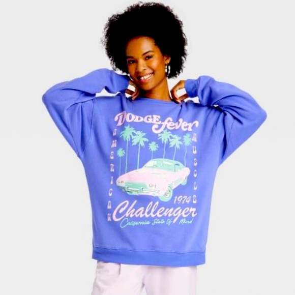 Women's Dodge Challenger Graphic Sweatshirt women’s large - Picture 2 of 4